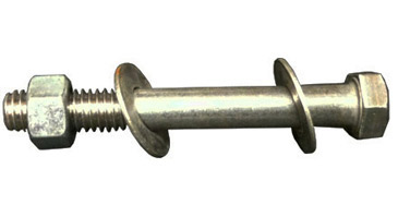 3/8" X 8" 18-8 S.S. Carriage Bolt Assembly
