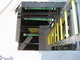 Drift eliminator access ladder from the fan deck